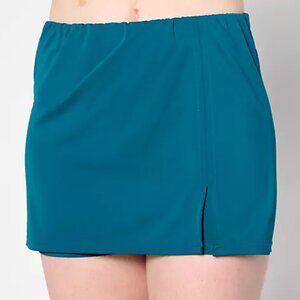 NWOT Kim Gravel x Swimsuits For All Front Slit Skort 16